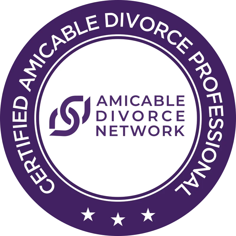 Badge for out of court divorce